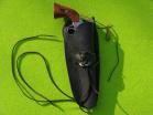 Holster for percussion revolver without the rear end.