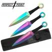 Rainbow Throwing Knives